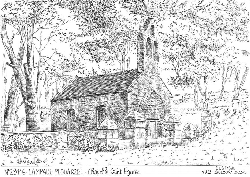 N 29116 - LAMPAUL PLOUARZEL - chapelle st garec